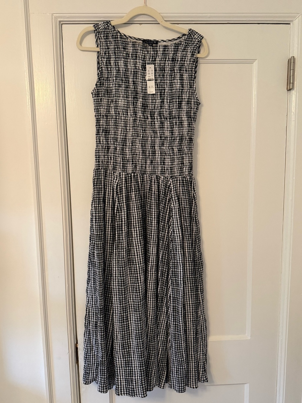 NWT J. Crew Lina midi dress in gingham in Size Small - Picture 6 of 8